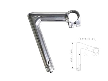 NITTO ステム 130mm 58° NITTO NITTO(日東) NJ-89(ガールズケイリン) ハンドルステム(NJS