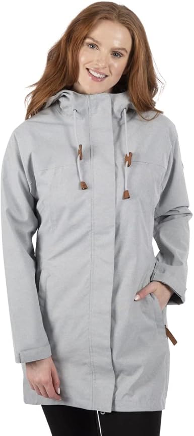 womens waterproof jacket longer length