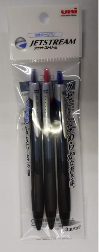 Amazon 三菱鉛筆 油性ボールペン ジェットストリーム 0 38mm 黒 赤 青 Sxn 150 38 24 15 33 3色3本組み 油性ボールペン 文房具 オフィス用品