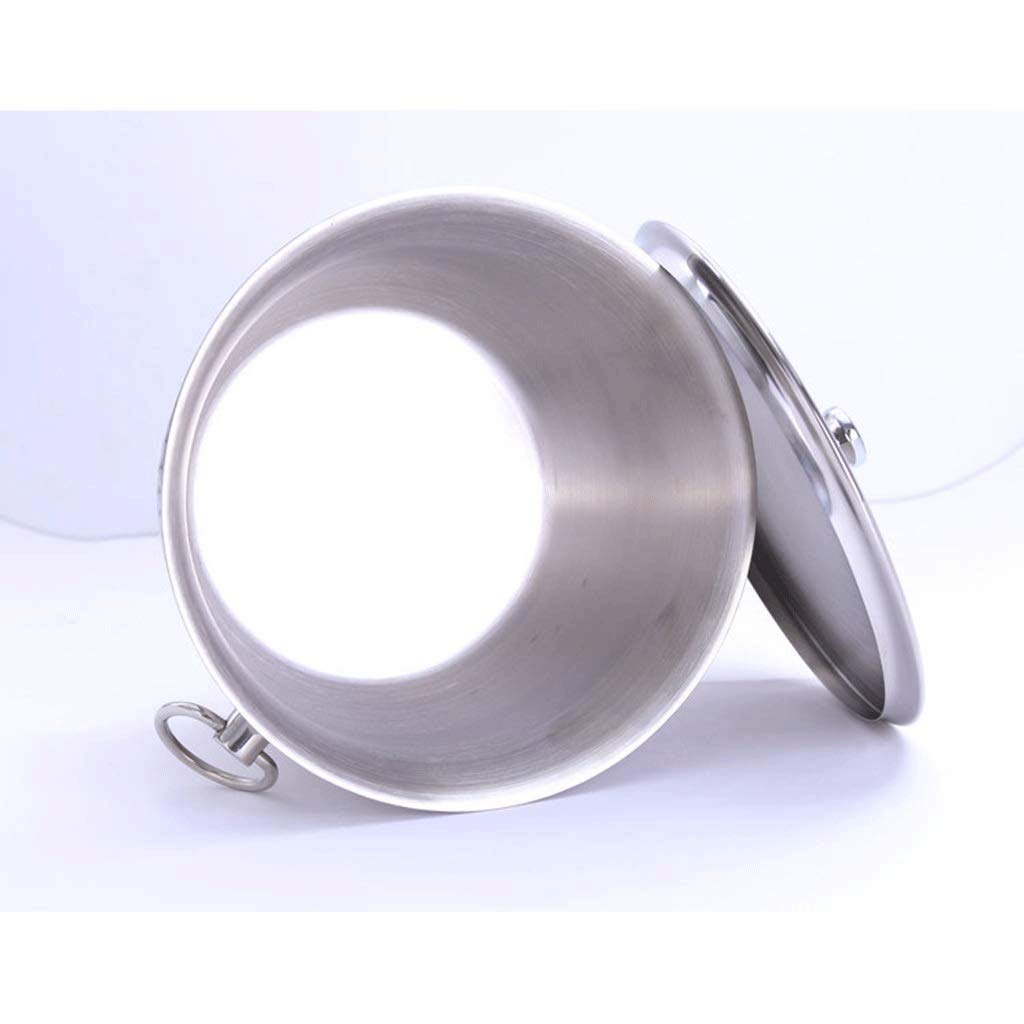 Cubeta​para Hielo, Cubo de Hielo Cubo de Hielo Grande de Acero Inoxidable con Tapa con asa Cubo de Hielo de Acero Inoxidable