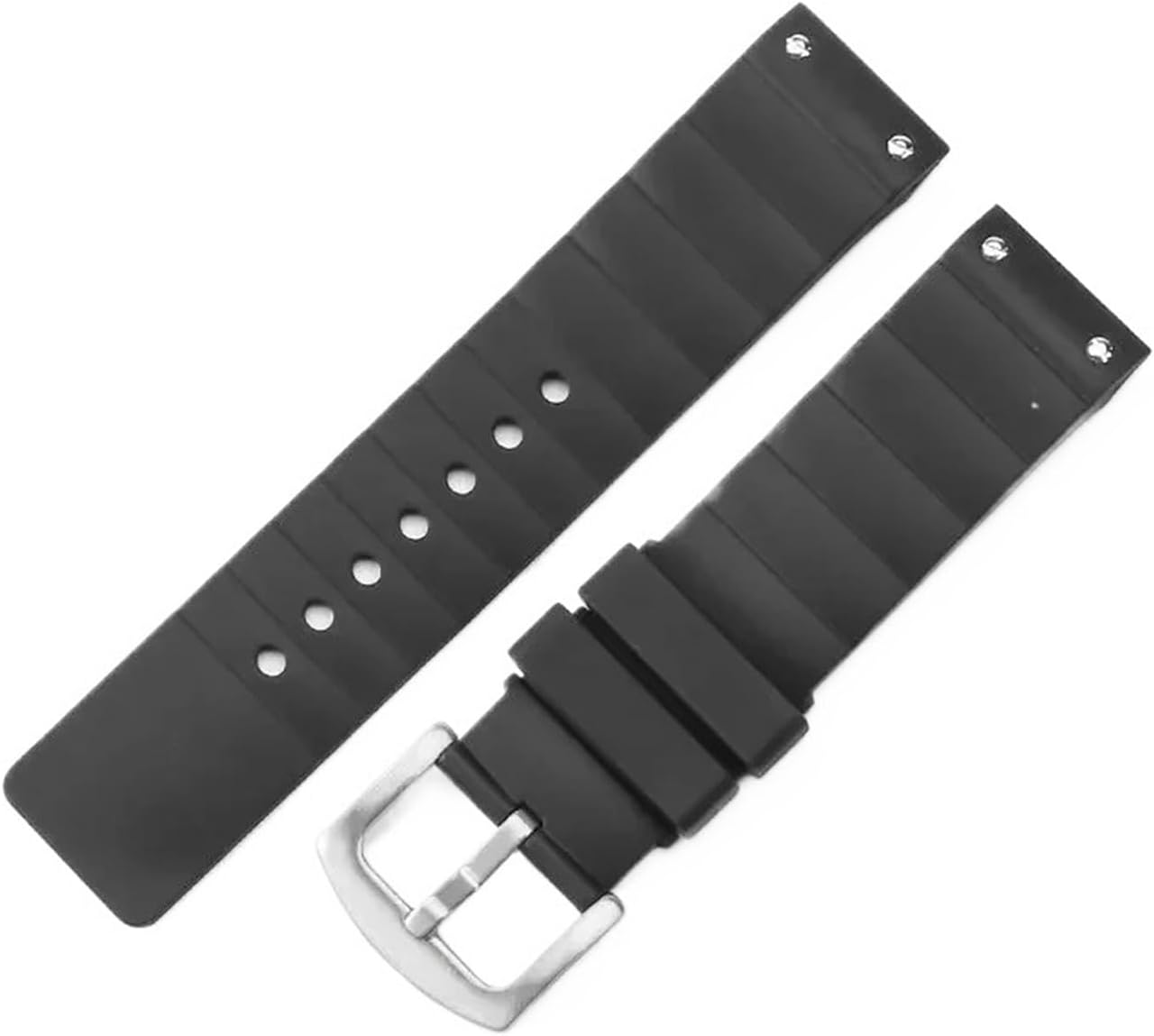 カルティエ サントス サンド サントス 100 メンズ＆レディース シリコン製腕時計バンド（23mm）に対応したラバー製腕時計ストラップ（ブラックローズ-B1）