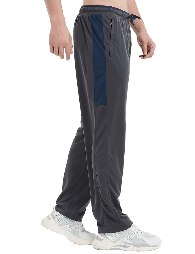 Buy Lavenicole Men's Lightweight Athletic Pants with Zipper Pockets