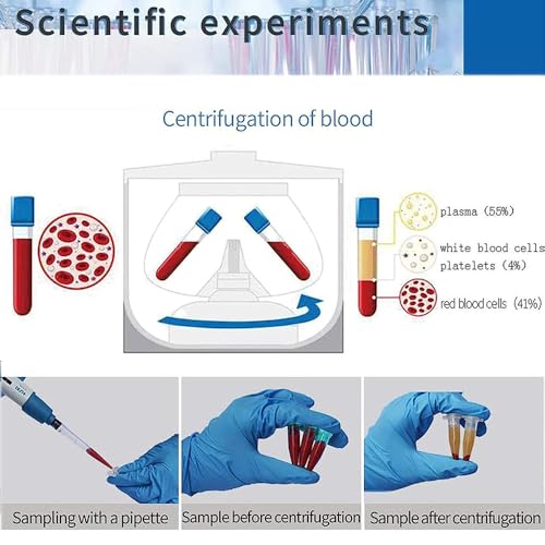 Zentrifuge, 6000RPM Laborzentrifuge mit 8-Well-Serumabscheider