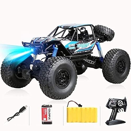 Voiture Télécommandée Cadeau Idéal Garçon Camion de Course 4Wd