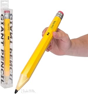 Accoutrements アクータメンツ 巨大 鉛筆 えんぴつ 約35.6cm 大きい ジャイアント 消しゴム Archie McPhee 筆記用具 面白い インスタ映え 撮影