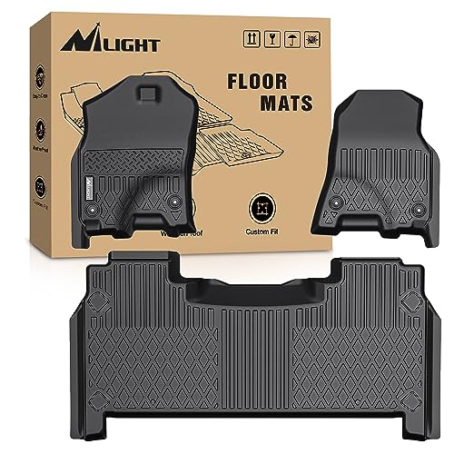 Image of Nilight TPE Floor Mats for Dodge Ram 1500 New Body Crew Cab