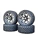 14 Inch Machined Black Panther Golf Cart Wheels & Tires Set of 4, 23x10-14 All Terrain Tires DOT Certified Golf Car Wheels Compatible with EZGO, Club Car, YMH, 5 or 6
