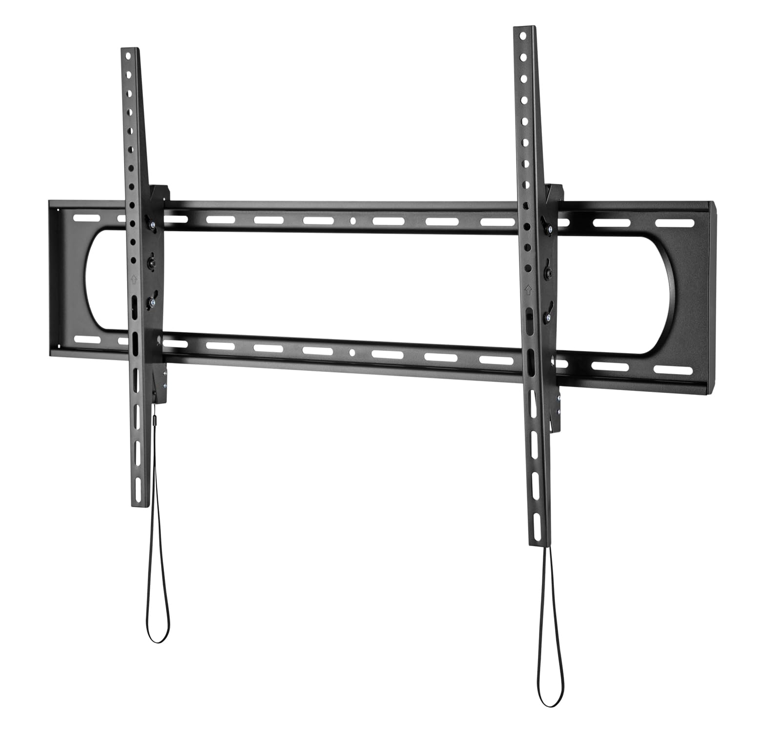 VALUE Supporto da parete per TV, 80 mm, inclinabile, 304,8 cm, 120 kg, nero