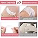 Pretty memory 100 Pairs Foam Eye Pads for Lash Extensions, Lint Free Hypoallergenic Sticky Lash Pads, Under Eye Pads for Eyelash Extensions, Eyelash Tech Supplies Must Haves, Latex Free
