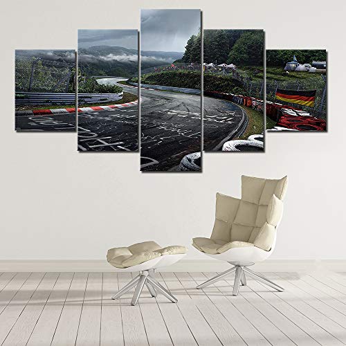 Tableau sur toile Nurburgring panoramique avec impression HD