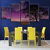 ▶ DECORACIÓN DE PARED: !Pon un acento elegante en tu salón, dormitorio u oficina! Nuestros cuadros crean un ambiente acogedor y marcan toda la decoración de tu casa. Asimismo, son una idea genial de regalo,Es una Buena elección de regalo para sus familias y amigos o su amante en cumpleaños, aniversario, festival, Halloween, Navidad, etc.