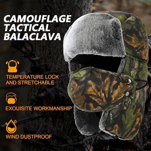 Bonnet aviateur imperméable et masque thermique anti-vent