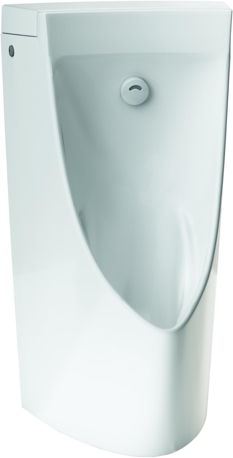 TOTO® Wall-Mount ADA Compliant 0.125 GPF Urinal with Integrated Flush Valve, Cotton White - UE906UVG#01