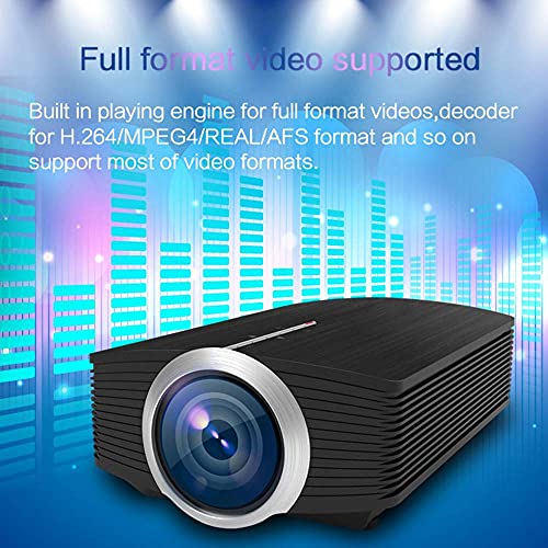 Image of BIGASUO Mini Laptop Projector YG500 Portable Projector Outdoor Movie Projector Video Projector for Home Theater Movie Projector with HDMI /USB /Audio /AV for iOS /Android /Windows /PS5 /computer (BGP36)