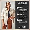 Angels Forever Young Women's Signature Denim Jacket, Onyx, S #5