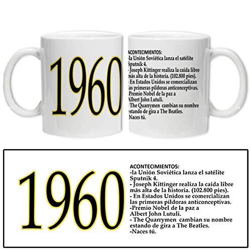 L'Informal Tazas acontecimientos años cumpleaños Eventos (1960)