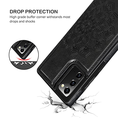 Coque Samsung Note 20 5G portefeuille pour éviter les rayures
