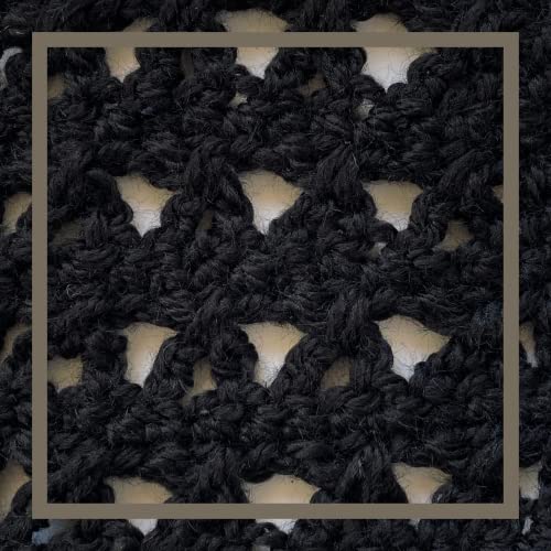 Woolen Delights Soft Wool Yarn for Crocheting, 3-Pack (522Yds / 300G), Free Patterns - #4 Medium Aran/Heavy Worsted Weight Wool Yarn for Knitting - Black Onyx by KnitPal - Used condition - Image 6