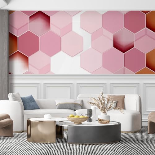 SIGNFORD Wall Mural Abstract Geometric Pattern Removable Wallpaper Wall Sticker