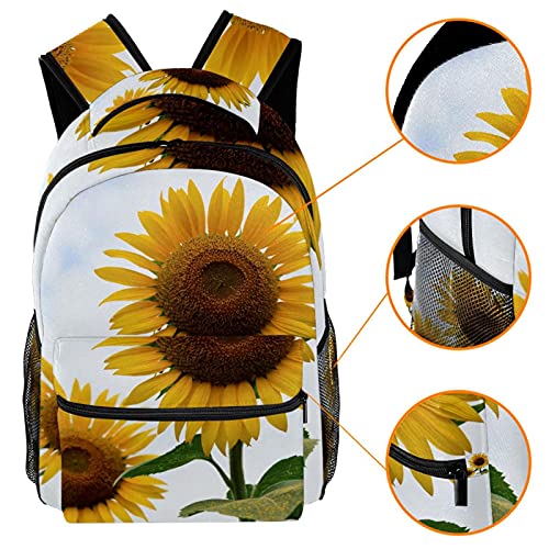 Sac à dos décontracté tournesol grand format multicolore 7 - 3