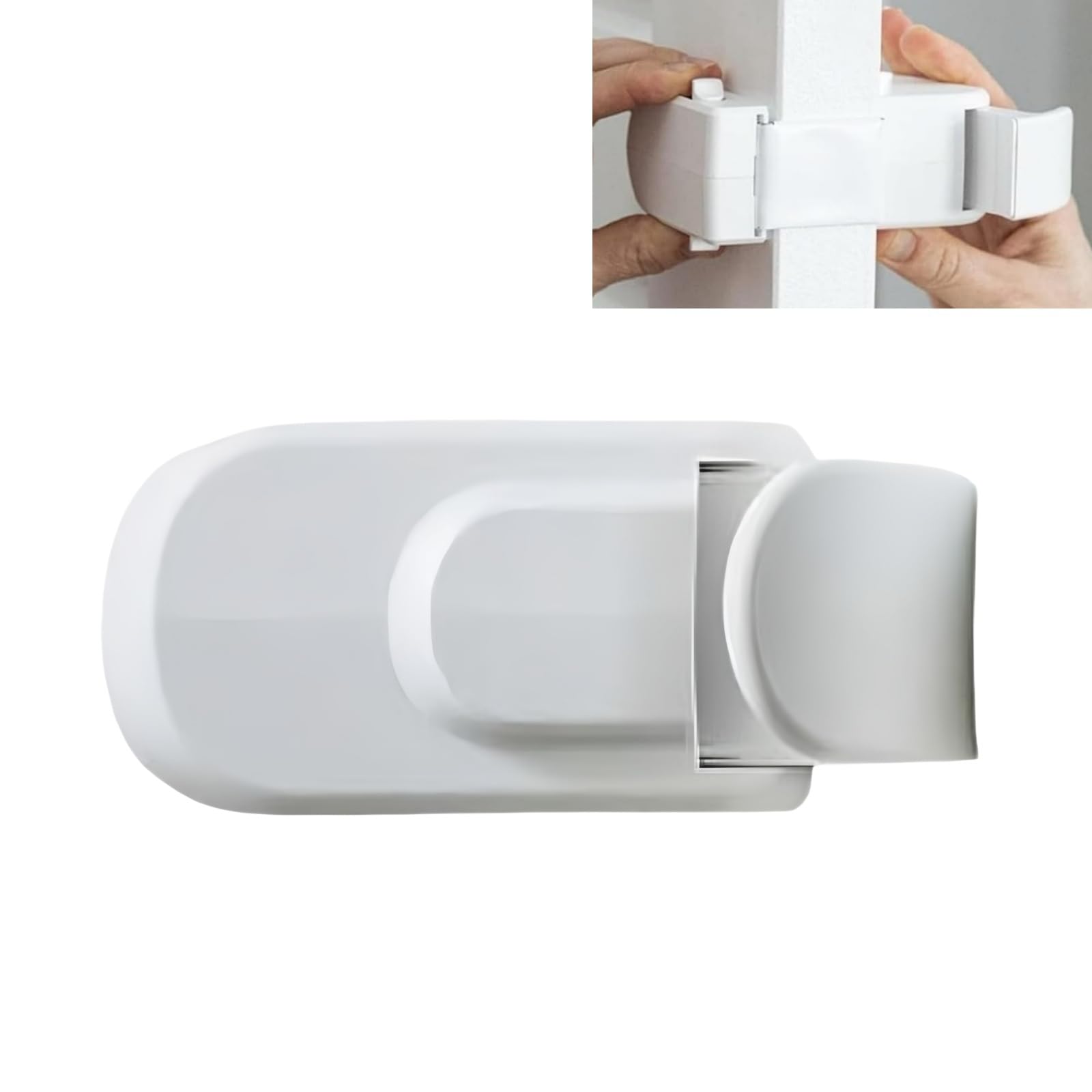 Chil/d Safety Snap Door Lock No Drilling Portable Lock for Bedroom Doors
