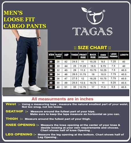 Image of TAGAS Men's Cargo Pant| Trousers Casual Pant| Trackpant for Mans|Mans Bottom wear|(MC-12)