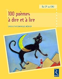 Book's Cover of 100 poèmes à dire et à lire