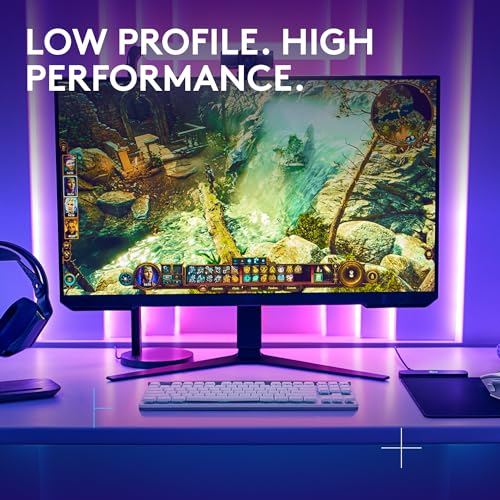 Logitech G 920-012537 515 Lightspeed Tkl Low Profile Wireless Gaming Keyboard, Lightsync Rgb, Thin Tenkeyless Design, Double-Shot Pbt Keycaps, Linear (Red) Mechanical Switches thumb #1