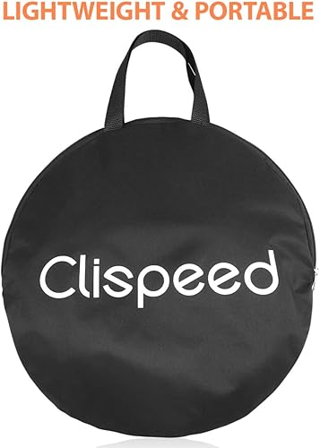 Miniatura 6 de Clispeed Red de astillado de golf plegable, red de práctica de golf para interiores y exteriores con 16 pelotas de entrenamiento, tapete de golpeo,