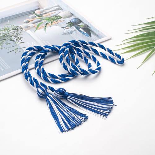 Image of ONUPGO Graduation Cord, Graduation Honor Cords Rayon Braided Tassel Cord for 2026, 68 inch Polyester Yarn Long Robe Honor Rope for Graduation Students, Bachelor Gown