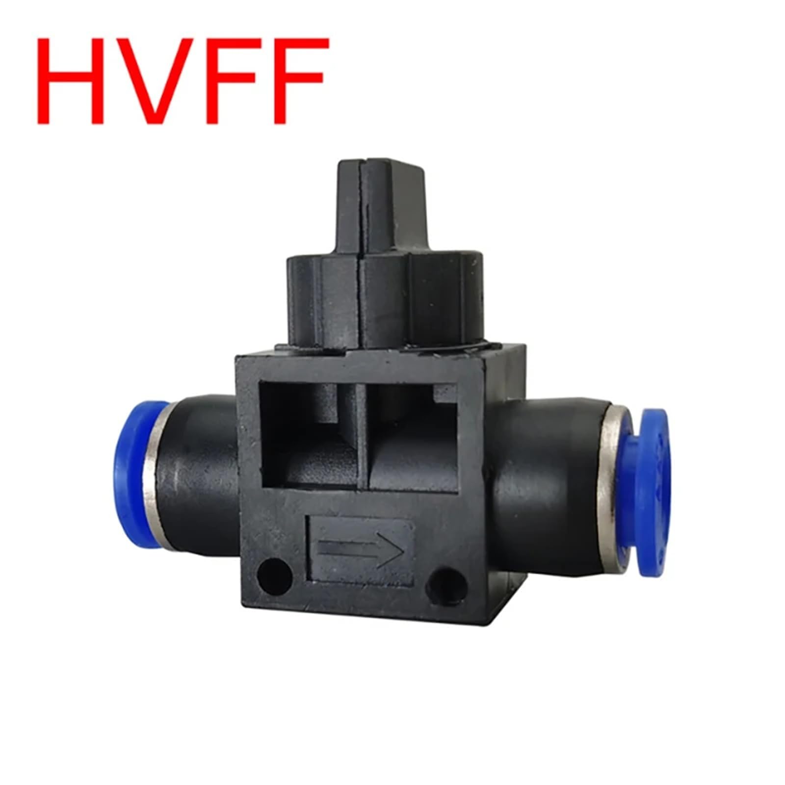 Conectores neumáticos PU PY PV PE PK LSA, conectores rápidos for mangueras y tubos, de plástico, 4 mm/6 mm/8 mm, 10 unidades(HVFF (10PCS A LOT),Use 4mm hose)