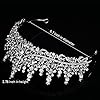 TOBATOBA Silver Wedding Crystal Tiaras and Crowns for Women, Bride Royal Queen Headband Princess Quinceanera Headpieces for Birthday Prom Pageant Party #3