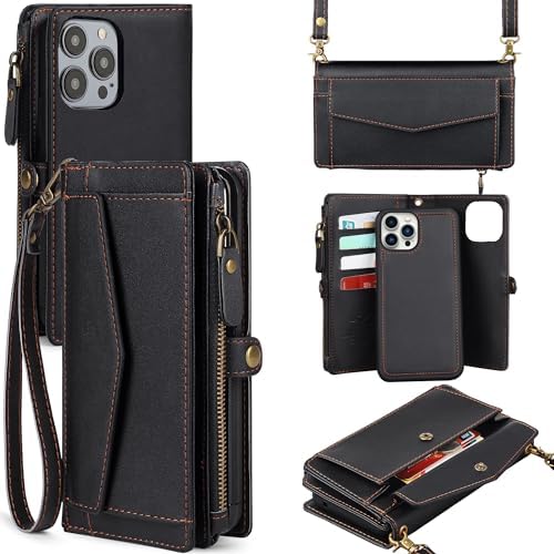 DKDKSIP for iPhone 14 Wallet Case for Women, Support