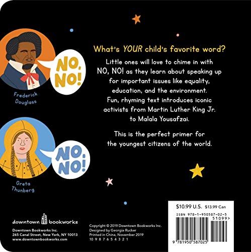 No!: My First Book Of Protest #TOP1