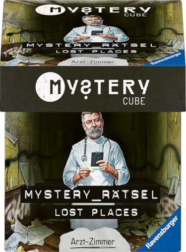 Ravensburger 23694 - Mystery Cube - Lost Places: Das Arztzimmer- Für Rätsel-Begeisterte ab 10 Jahren