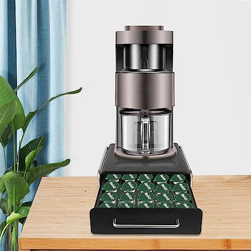 Tiroir de rangement pour capsules Tassimo blanc porte-dosette 30 pièces
