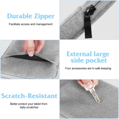 UrbanX 8 Inch Tablet Case for alcatel 3T 8 Lightweight Portable Protective Bag Laptop with Dual Pockets3