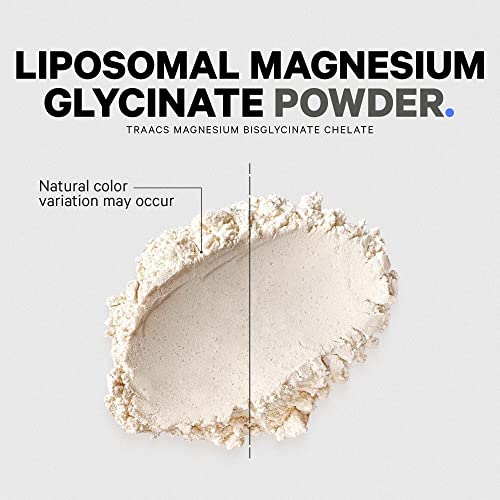 Codeage Magnesium Glycinate Powder Supplement, 2-Month Supply, Bisglycinate Magnesium Chelate, Unflavored, Liposomal Delivery & Absorption, Chelated Magnesium Powder Mineral, Non-Gmo Vegan, 3 Oz #TOP5