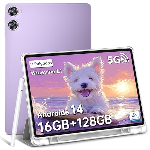 OUKITEL OT9 Android 14 WiFi Tablet 11 Pulgadas - 16GB + 128GB(1TB TF) Gaming Tableta Batería...
