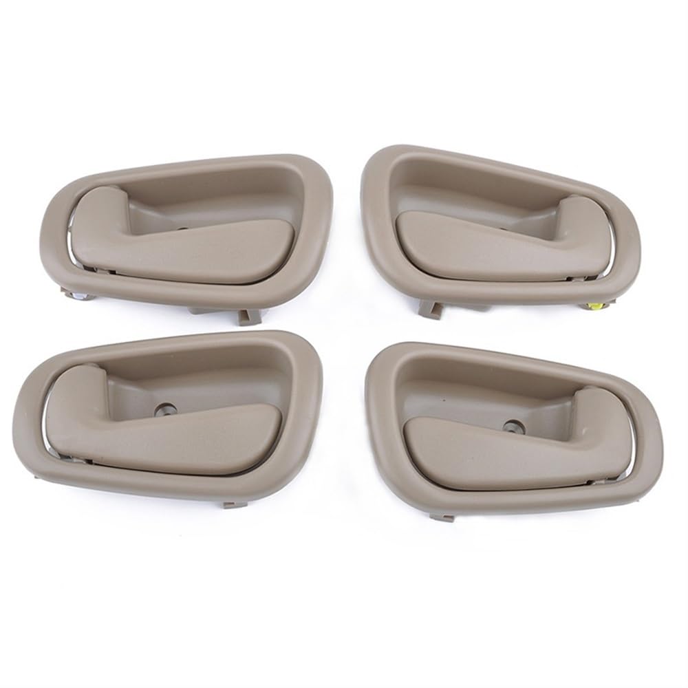 Mlioju Beige-4Pcs Car Inner Door Handle 69206-02050 69205-02050 Door Inside Handle For Corolla