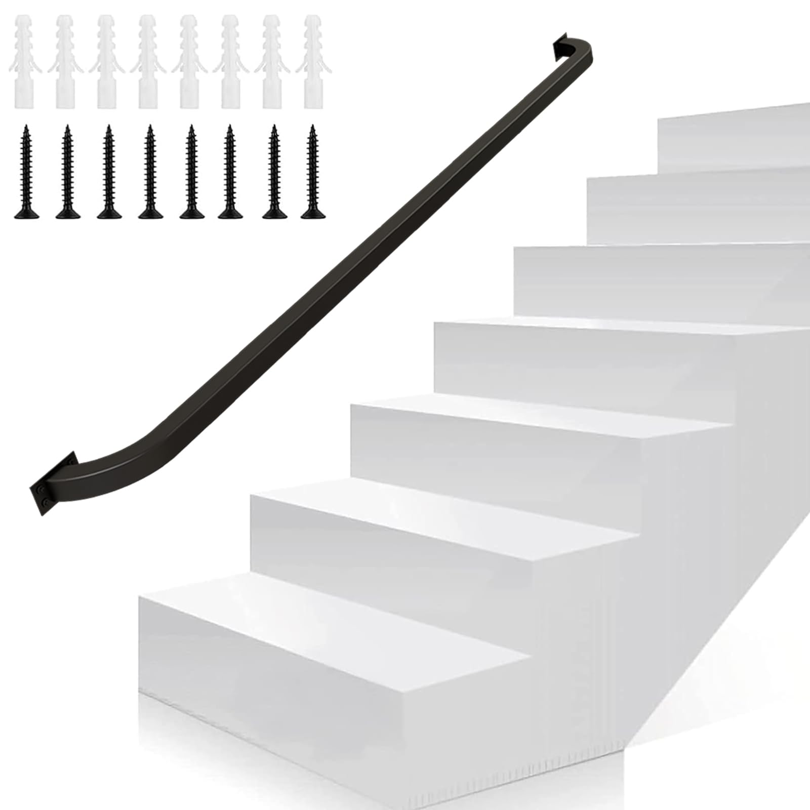 Main courante escalier 60cm pour sécuriser les murs et éviter les chutes