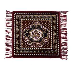 Heart Home Velvet Pooja Mat Aasan 19
