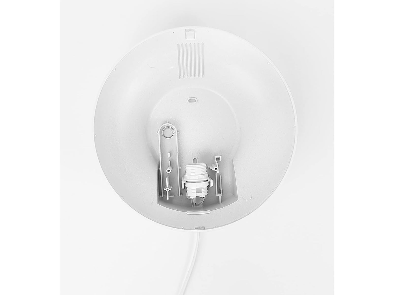 meineWunschleuchte Kinderzimmer Wandlampe mit Schalter & Stecker Ø 25cm, Fußballmotiv aus Kunststoff mit Kabel & E14 LED, Kinder Wand Nachttischlampe