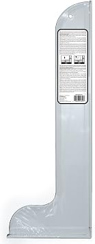 Magic White Large Splash Guard, Prevent Water from Splashing out of Bath or Shower, Seals out Moisture, Keep Water off Floors, Peel & Stick Application, Any Size Bathtube or Shower, 29.53x11.14x3.5