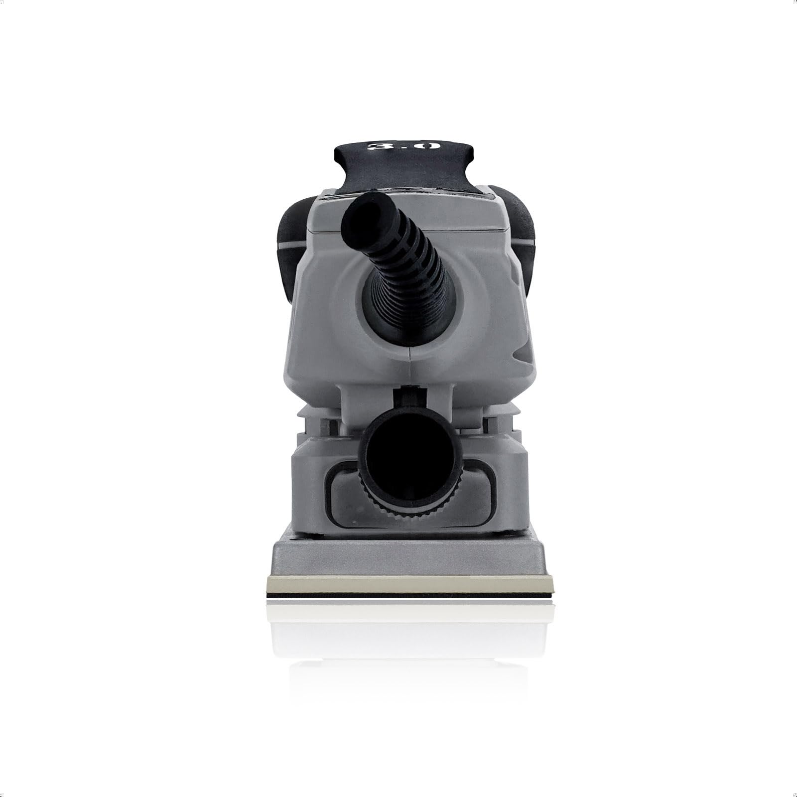 Werku WK401770, Lijadora Rectangular Rotorbital, Calidad Profesional, Motor Brushless, Potencia 350 W, Plato Base 70 x 195 mm, Órbita 2.5 mm, Incluye Hoja Lijado y Manguera Aspiración