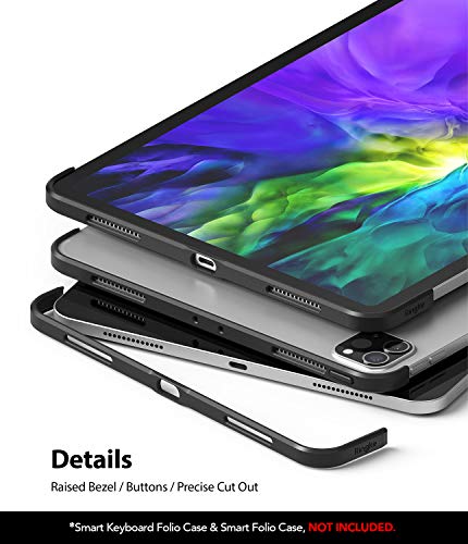 Image of Ringke Frame Shield Compatible with iPad Pro 11 inch Case (2020) - Matte Black