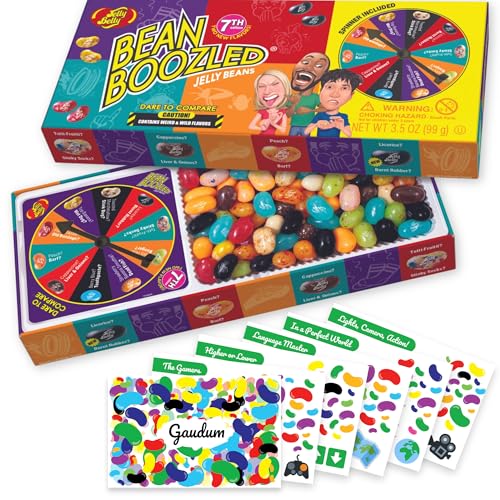 Jelly Belly Bean Boozled Jelly Beans Game NEW EDITION + 5 Gaudum Game Cards (For Teens)