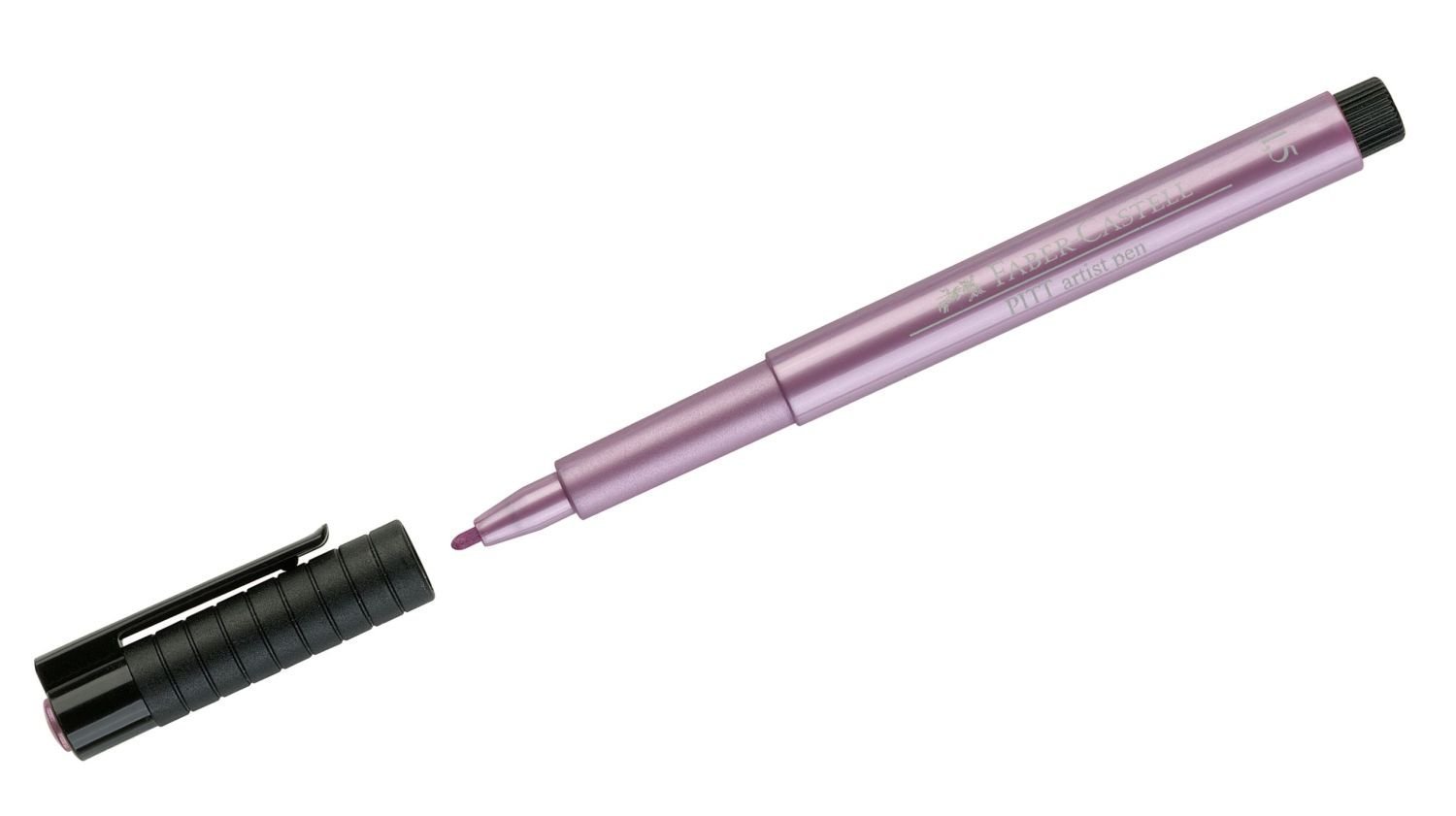Faber-Castell Pitt Artist Pen Bullet - Metallic Ruby / Single - Waterproof Marker Pen