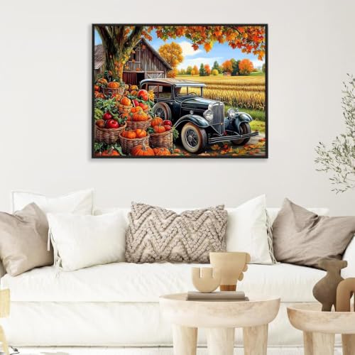 Cuadros para Pintar por Numeros Coche 90x120cm Manualidades Adultos m5g-264 2