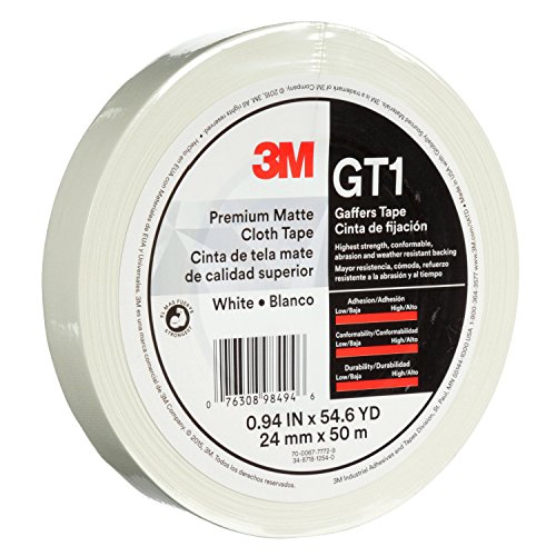 Image of 3M 98494 Tape GT1 24 mmx50 M 11 mil, White